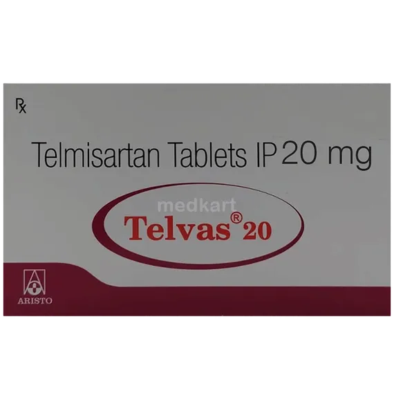 telvas 20mg tablet 15's